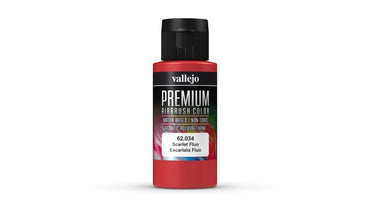 Vallejo: Premium Colour: Fluorescent Scarlet 60 ml