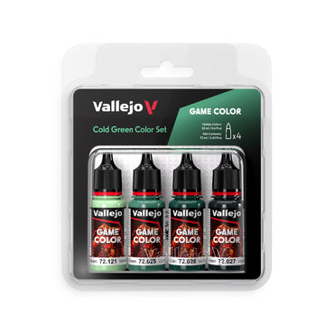 Vallejo: Game Colour: Cold Green Colours Acrylic Paint Set