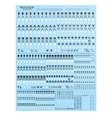 Warhammer Horus Heresy: Legiones Astartes Infantry Markings Transfer Sheet