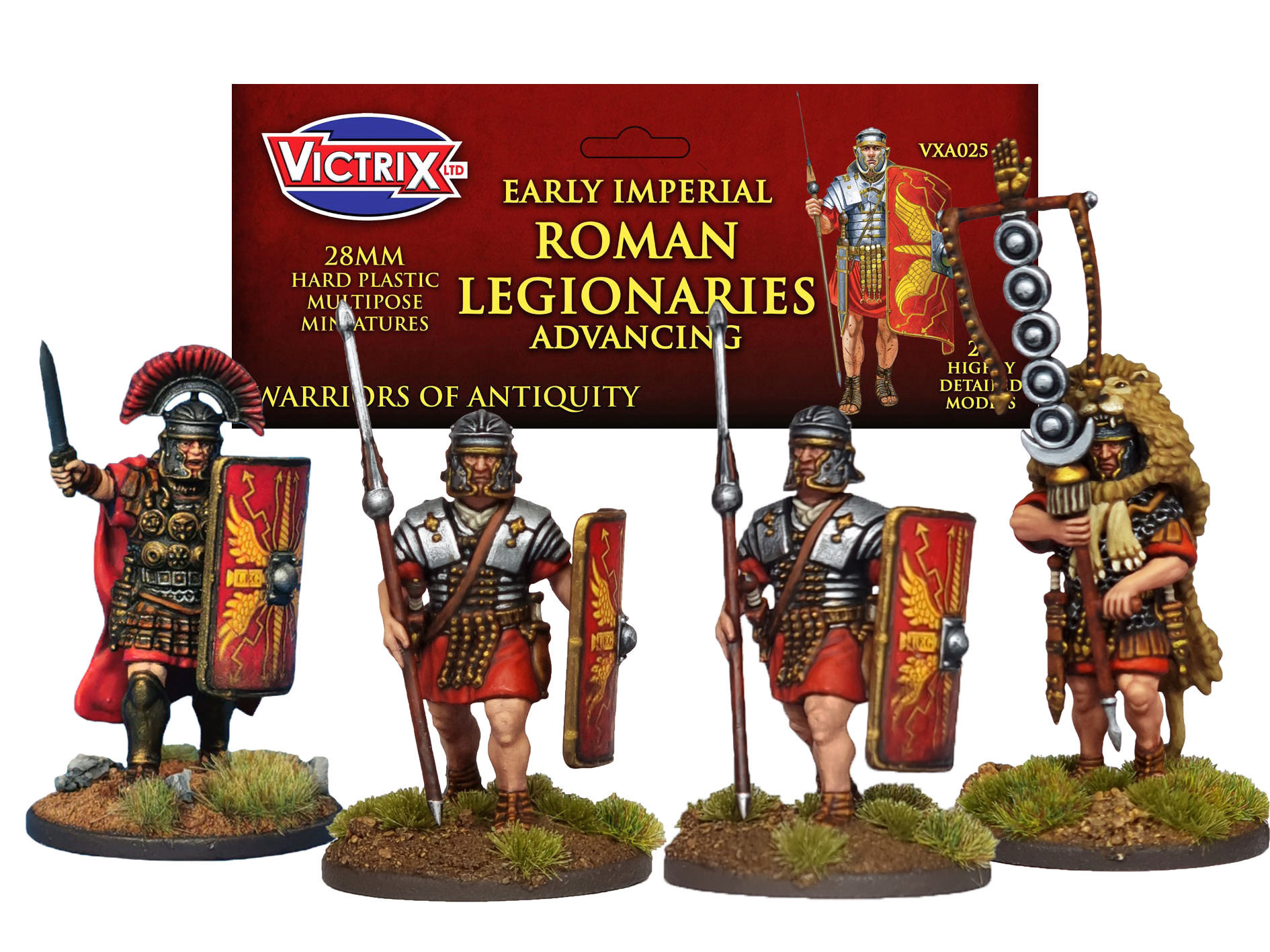 Victrix: Warriors of Antiquity: Early Imperial Roman Legionaries Advancing