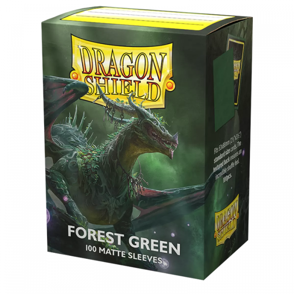 Dragon Shield Sleeves STD Matte FOREST GREEN (100)