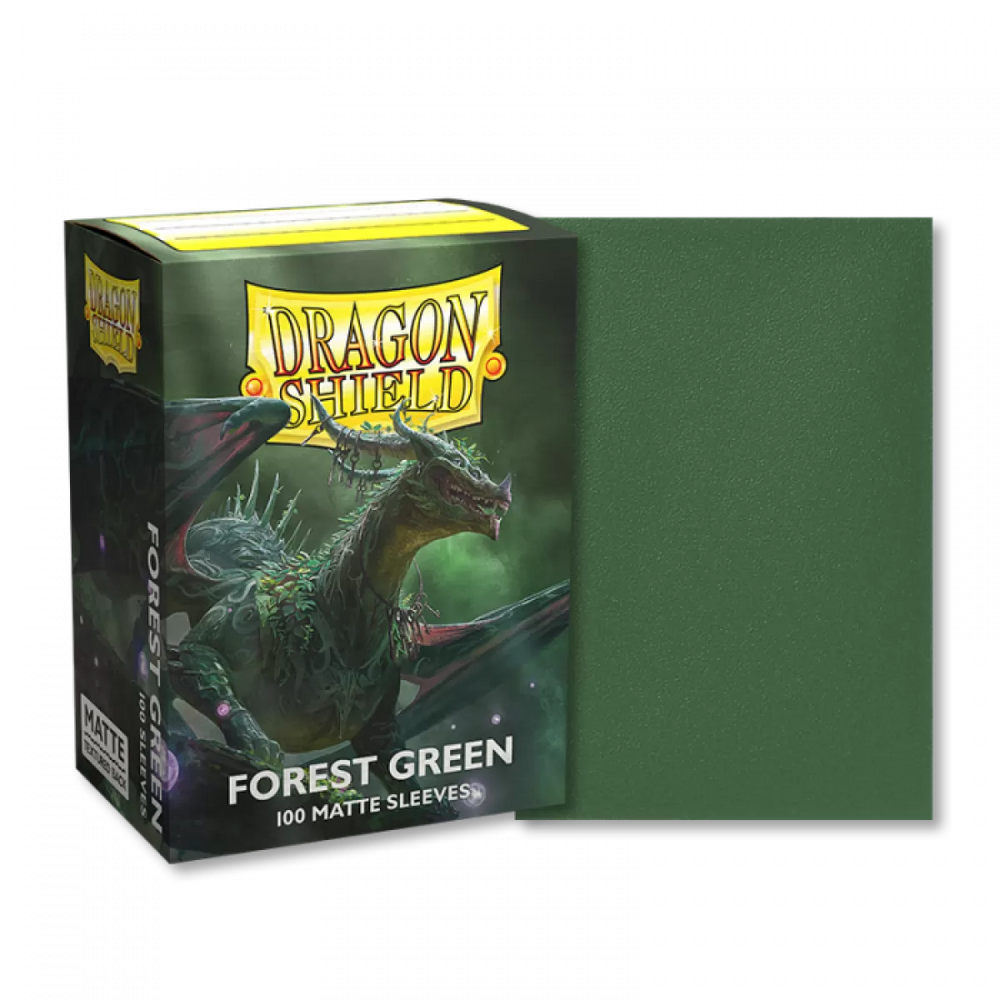Dragon Shield Sleeves STD Matte FOREST GREEN (100)