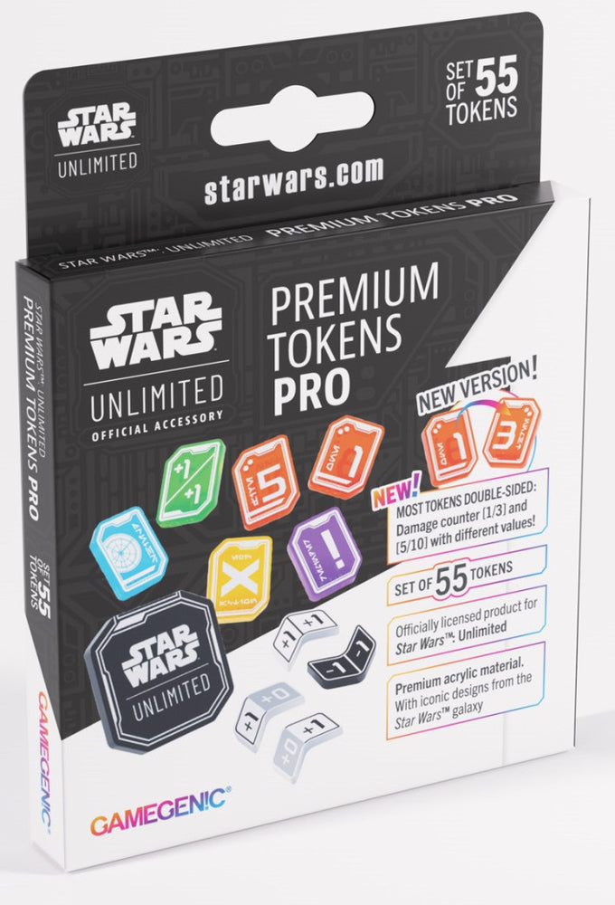 Gamegenic: Star Wars Unlimited: Acrylic Tokens PRO