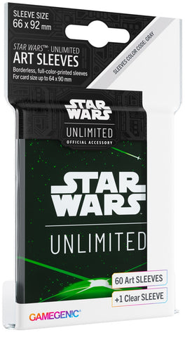 Gamegenic: Star Wars Unlimited: Art Sleeves GREEN