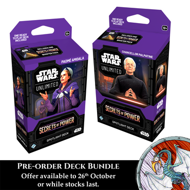 Star Wars Unlimited: Secrets of Power Pre-order Deck Bundle