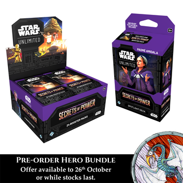 Star Wars Unlimited: Secrets of Power Pre-order Hero Bundle