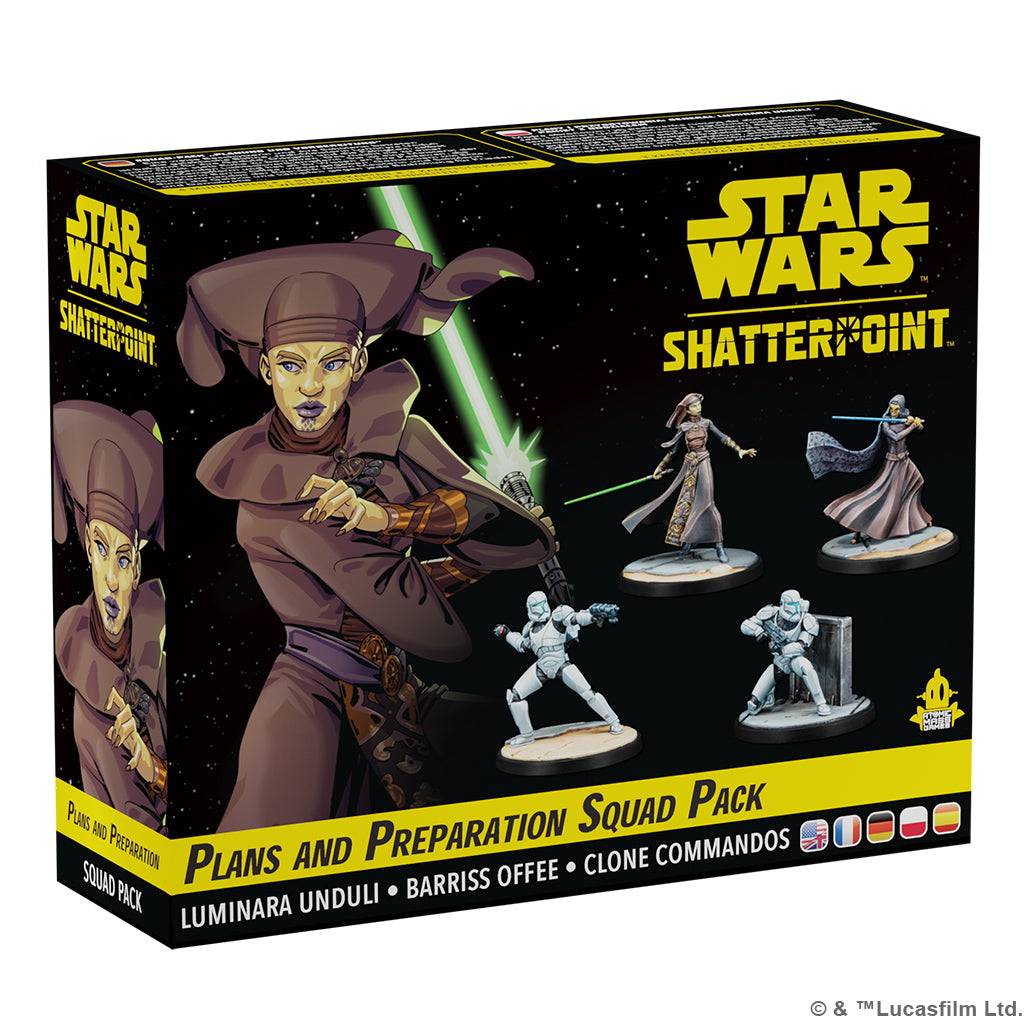 Star Wars Shatterpoint: Plans and Preparation Luminara Unduli Squad Pack