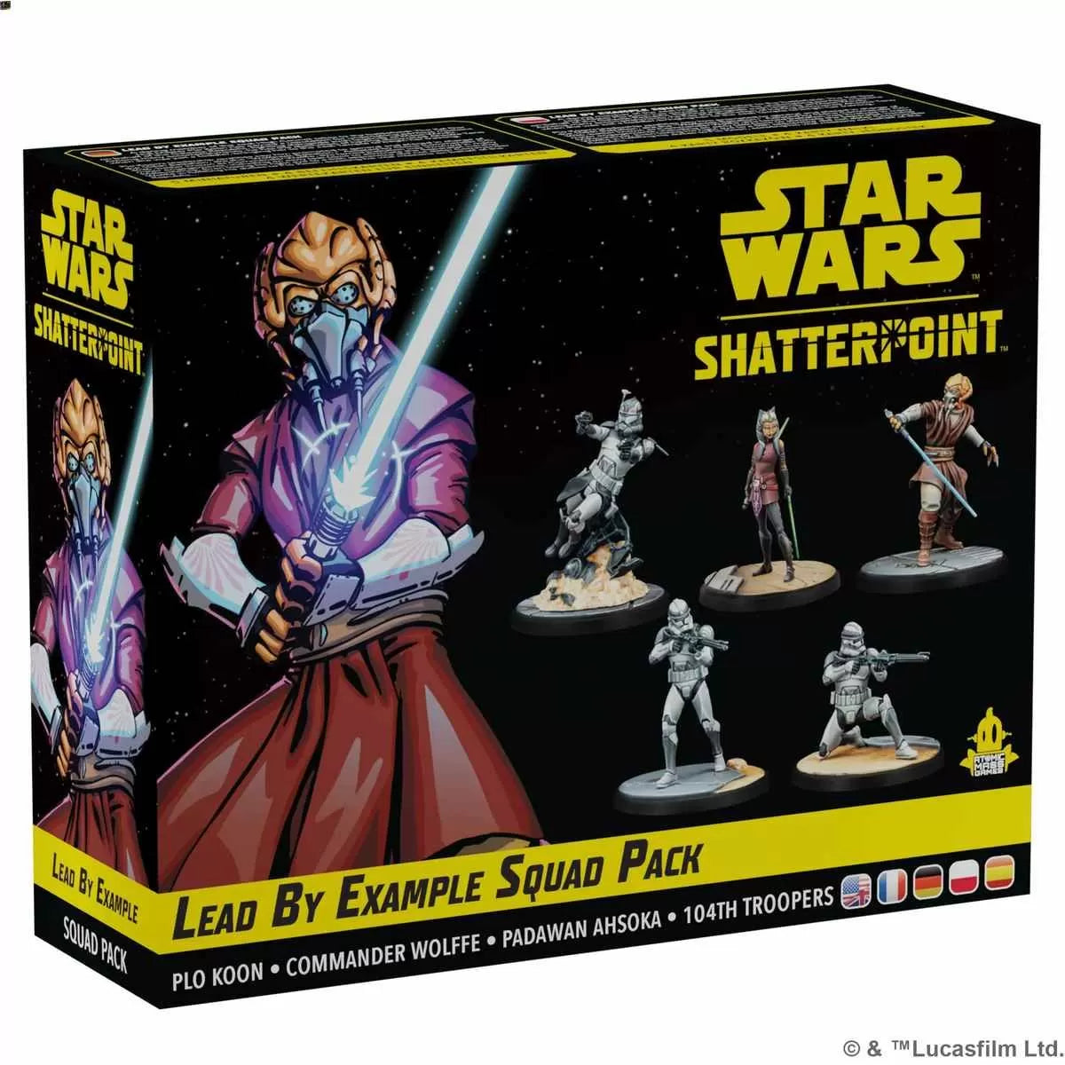 Star Wars Shatterpoint: Lead by Example Plo Koon Squad Pack