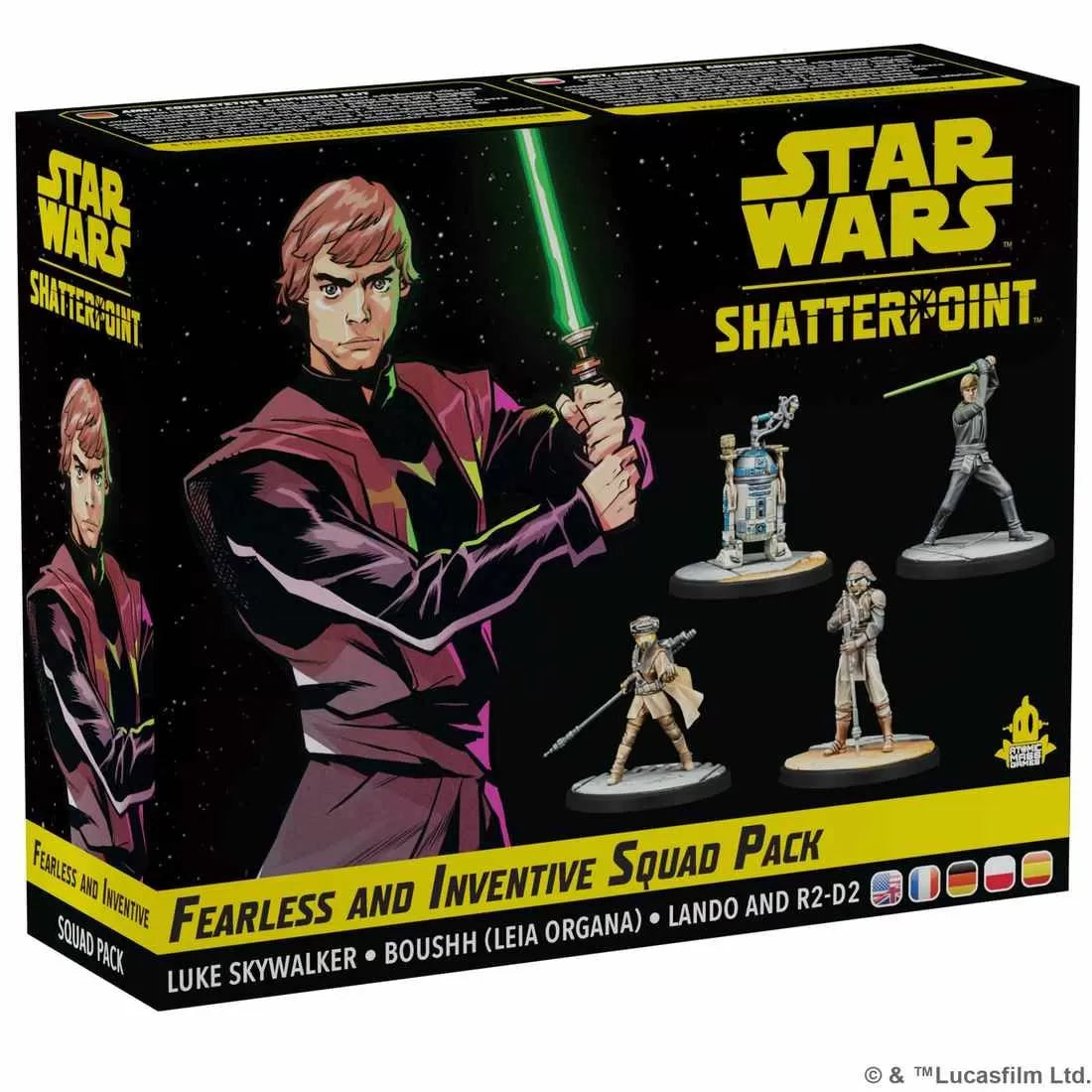 Star Wars Shatterpoint: Fearless and Inventive Luke Skywalker Squad Pack