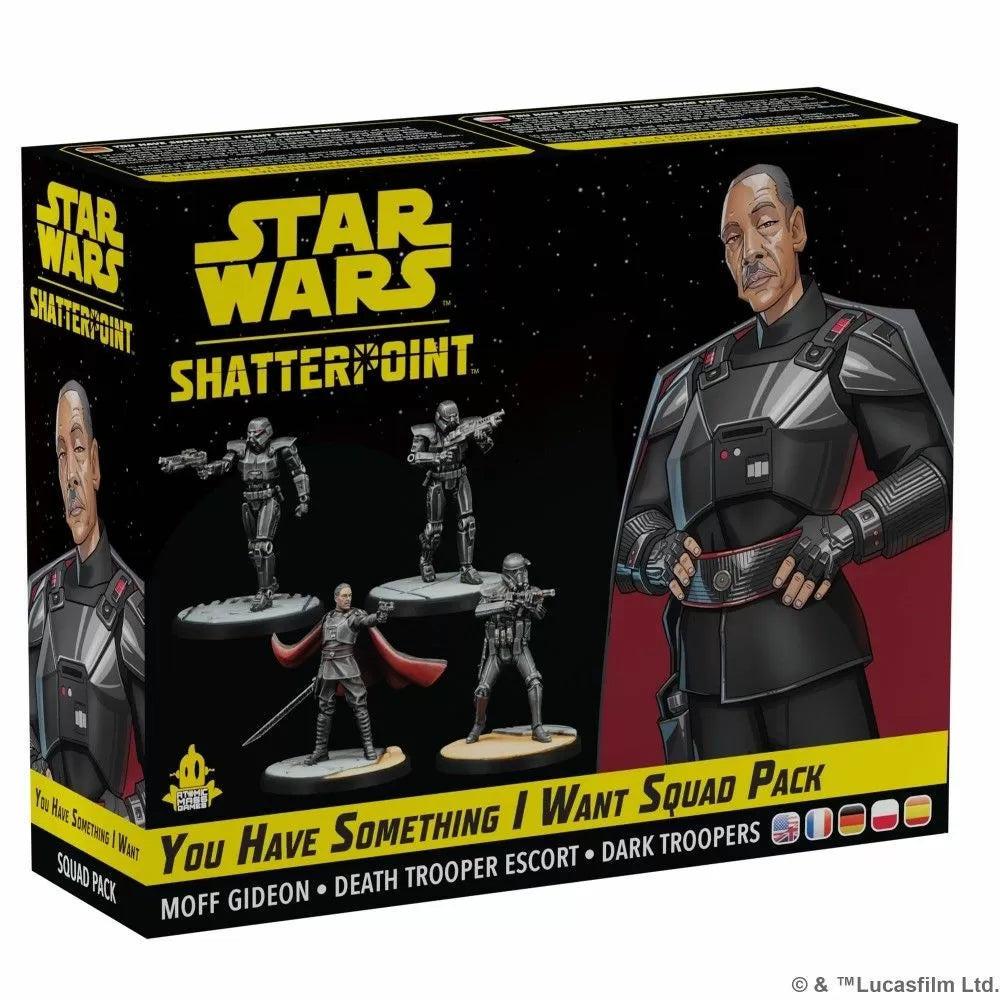 Star Wars Shatterpoint: You Have Something I Want Moff Gideon Squad Pack