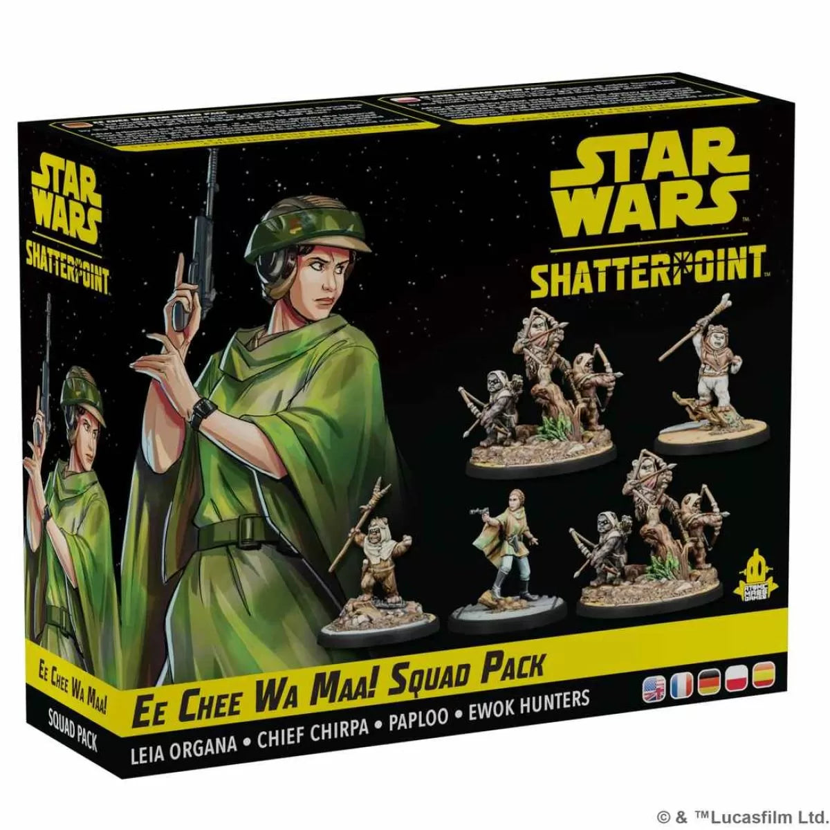 Star Wars Shatterpoint: Ee Chee Wa Maa! Leia Organa Squad Pack