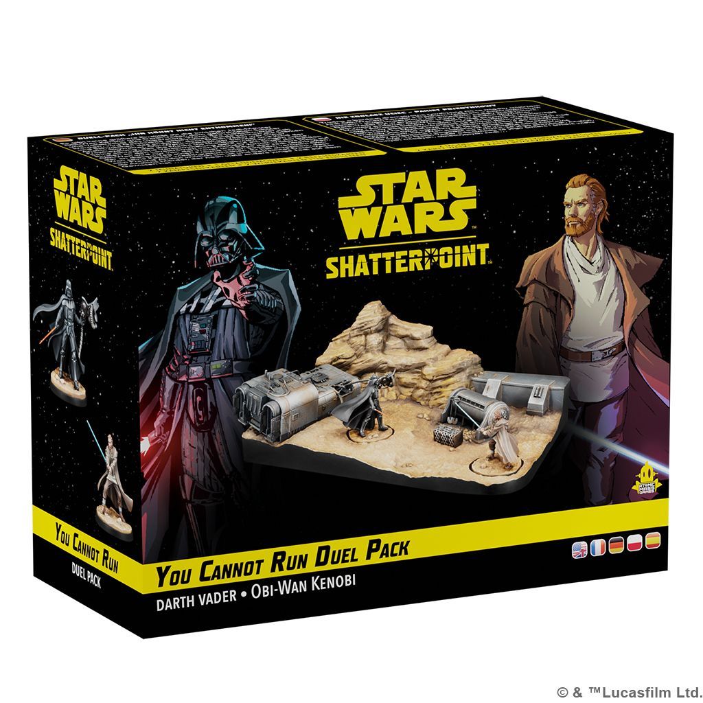 Star Wars Shatterpoint: You Cannot Run Darth Vader Obi-Wan Kenobi Duel Pack