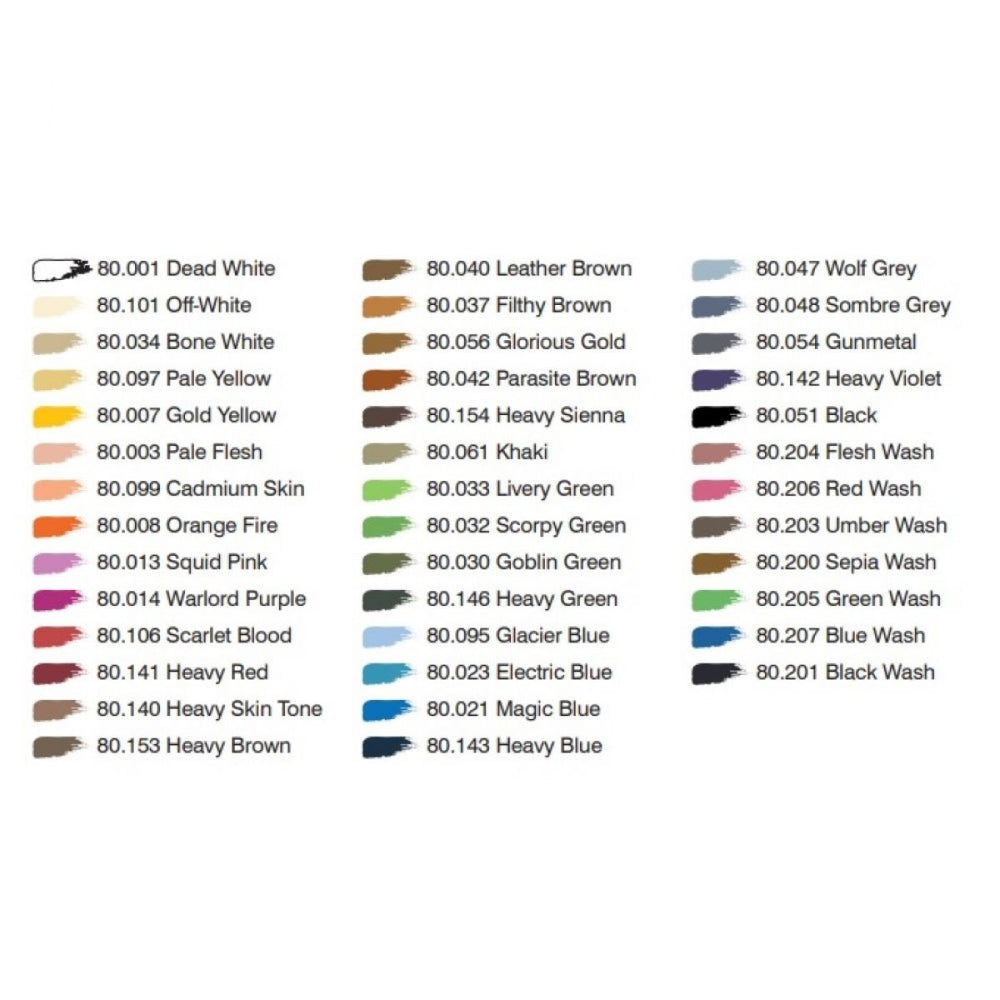 Wizkids Premium Paint Set by Vallejo: Basic Starter Case