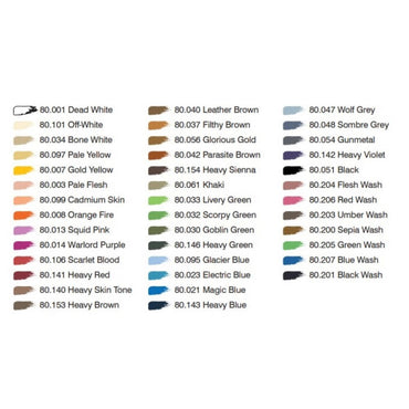 Wizkids Premium Paint Set by Vallejo: Basic Starter Case