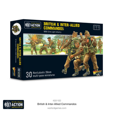 Bolt Action: British & Inter-Allied Commandos WWII Elite Light Infantry