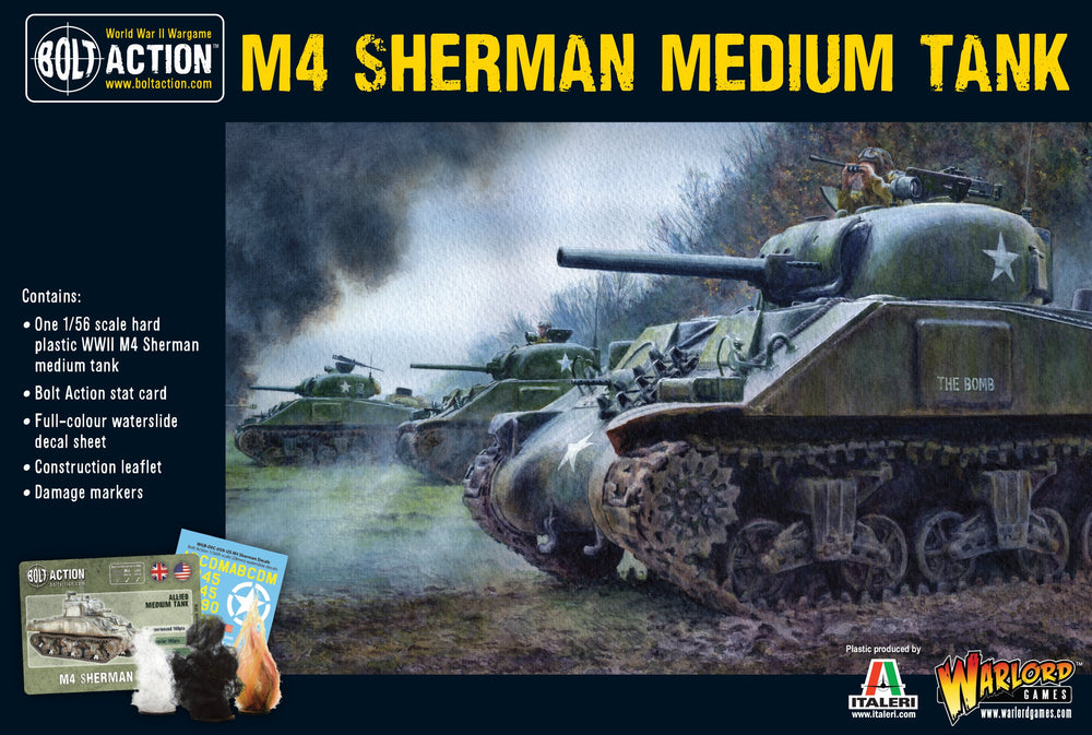 Bolt Action: M4 Sherman WWII US Medium Tank