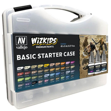 Wizkids Premium Paint Set by Vallejo: Basic Starter Case