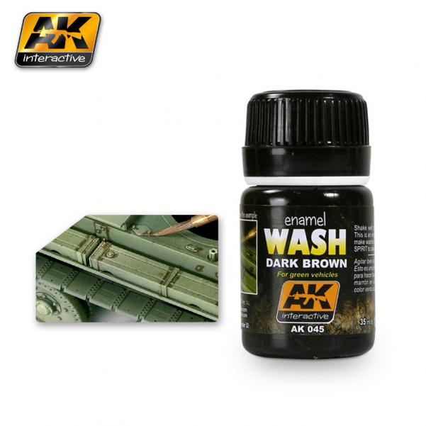 Ak-Interactive: (Weathering) Wash For Green Vehicles