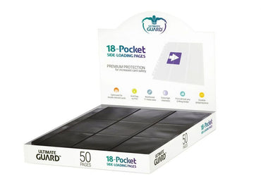 Ultimate Guard 18 Pocket Side Loading Black (50)