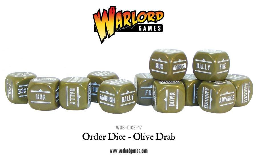 Bolt Action: Orders Dice