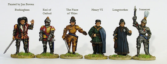 Perry Miniatures: War of the Roses Lancastrian Command on Foot (metal)
