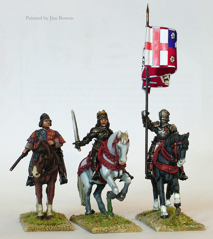 Perry Miniatures: War of the Roses Yorkist Mounted High Command (metal)