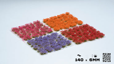 Gamers Grass: Tufts Set Garden Flowers (Wild)