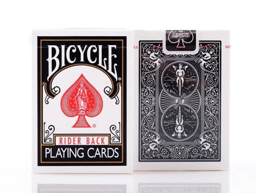Bicycle Classic Rider Black Back with Black Closure Seal