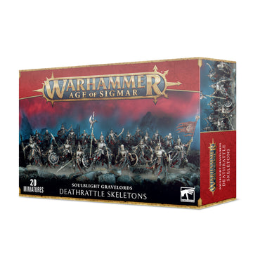 OB Warhammer Age of Sigmar: Soulblight Gravelords Deathrattle Skeletons