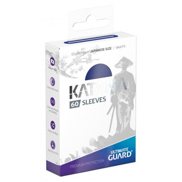 Ultimate Guard Katana Japanese Size Sleeves Blue (60)