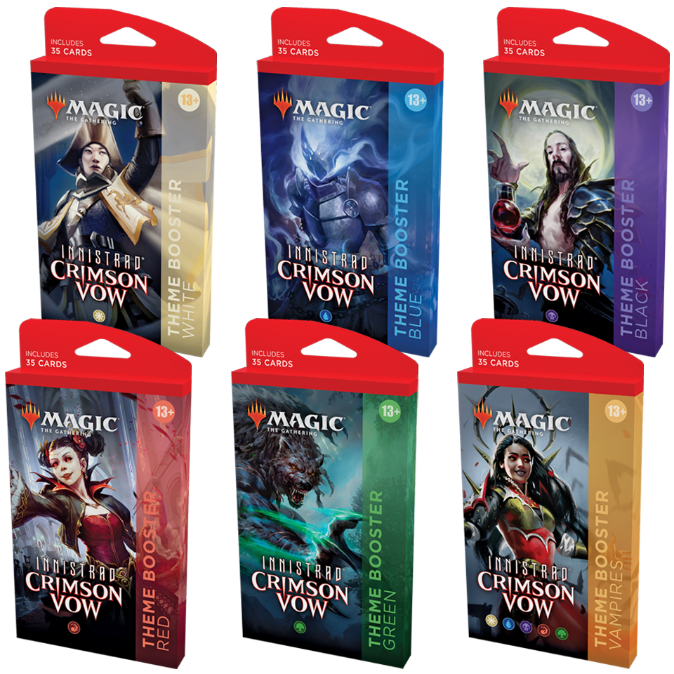 Magic: Innistrad Crimson Vow Theme Booster Display