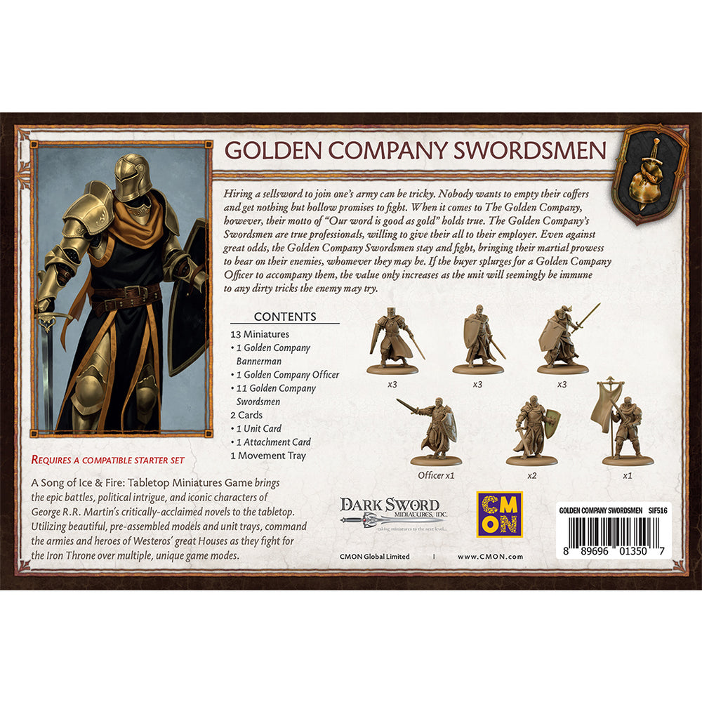 A Song of Ice and Fire: Golden Company Swordsmen