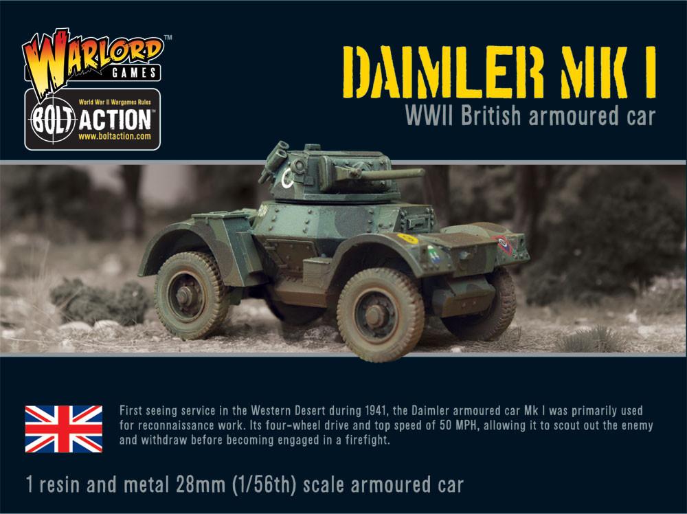 Bolt Action: Daimler Mk1 WWII British Armoured Car