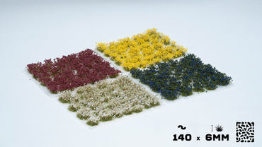 Gamers Grass: Tufts Set Wild Flowers (Wild)