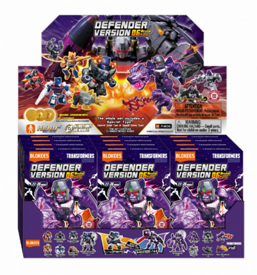 Blokees Figures PDQ (12 in 1)(Blind box) - Transformers Defender Version 06 - Brutal Fang (Copy)