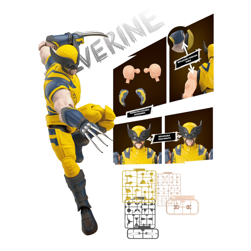 Blokees Figures:  Marvel Heroe Championclass 05 Wolverine
