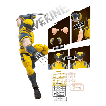 Blokees Figures:  Marvel Heroe Championclass 05 Wolverine
