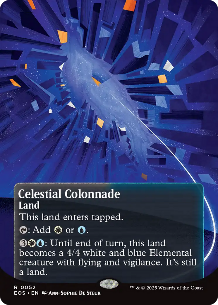 Celestial Colonnade (0052) (Borderless) [Edge of Eternities: Stellar Sights]