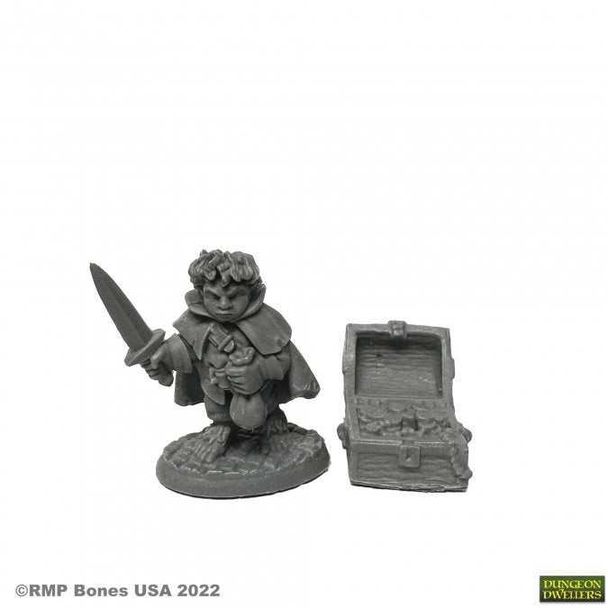 Reaper: Dungeon Dwellers: Stitch Thimbletoe Halfling Thief