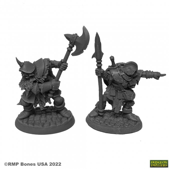 Reaper: Dungeon Dwellers: Orcs of the Ragged Wound Leaders (2)