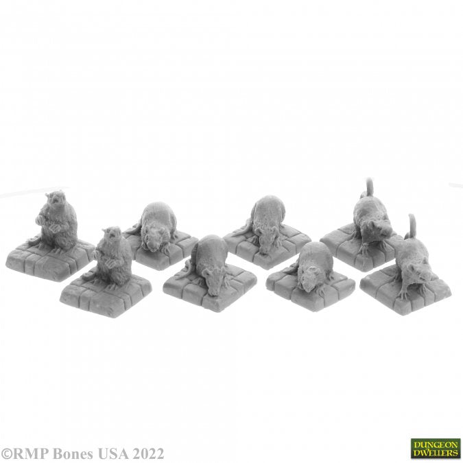 Reaper: Dungeon Dwellers: Dire Rats (8)