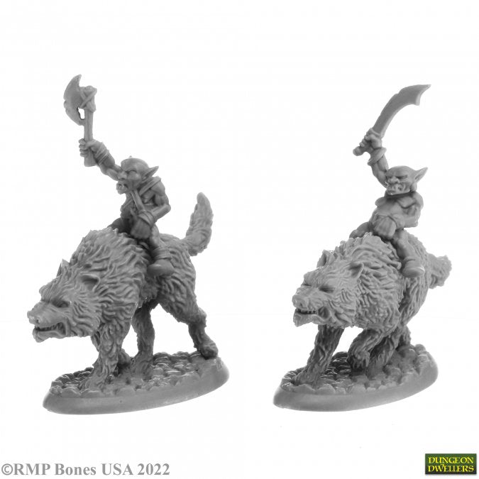 Reaper: Dungeon Dwellers: Goblin Wolfriders (2)