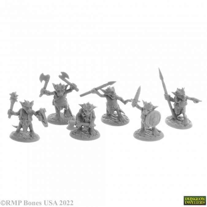 Reaper: Dungeon Dwellers: Ratpelt Kobold Mooks (6)