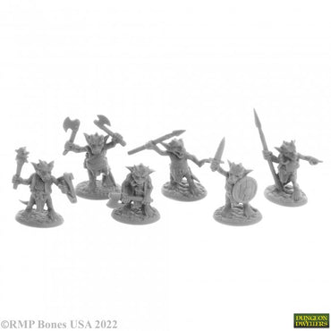 Reaper: Dungeon Dwellers: Ratpelt Kobold Mooks (6)