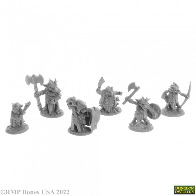 Reaper: Dungeon Dwellers: Ratpelt Kobold Leaders (6)