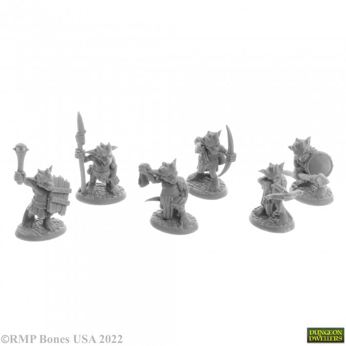 Reaper: Dungeon Dwellers: Ratpelt Kobold Warriors (6)