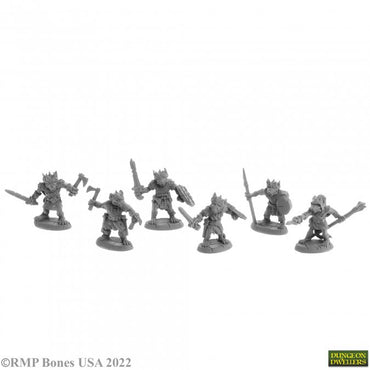 Reaper: Dungeon Dwellers: Nightclaw Kobolds (6)