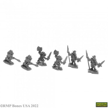Reaper: Dungeon Dwellers: Bloodscale Kobolds (6)