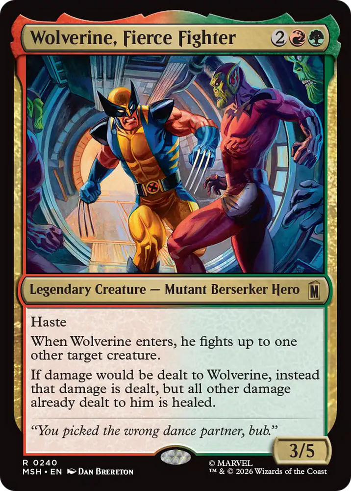 Wolverine, Fierce Fighter [Marvel Super Heroes]
