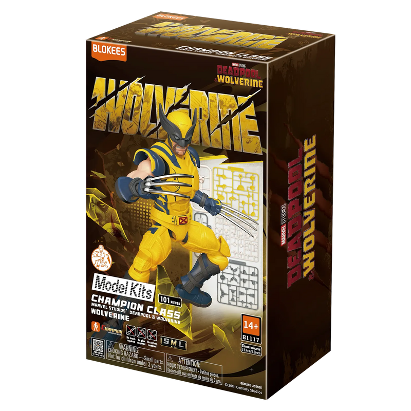 Blokees Figures:  Marvel Heroe Championclass 05 Wolverine